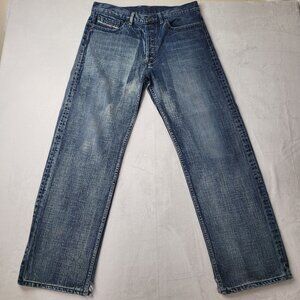 Y2K Vintage Diesel Industry Men's Blue Denim Jeans Size 36x32